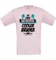 Kinder-Shirt, So sieht ein Cool Bruder aus, Farbe rosa, 104