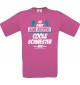 Kinder-Shirt, So sieht eine Coole Schwester aus, Farbe pink, 104