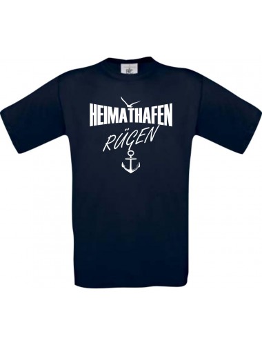 Männer-Shirt Heimathafen Rügen  kult, Größe: S- XXXL
