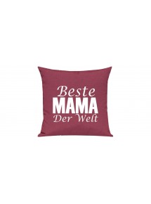 Sofa Kissen, Beste Mama der Welt, Farbe pink