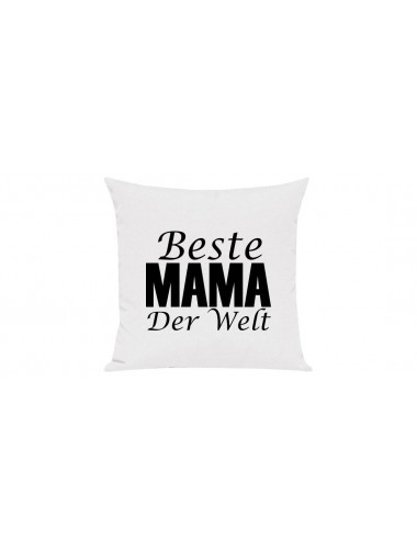 Sofa Kissen, Beste Mama der Welt, Farbe weiss