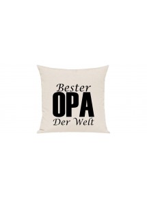 Sofa Kissen, Bester Opa Der Welt, Farbe creme