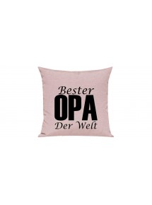Sofa Kissen, Bester Opa Der Welt, Farbe rosa