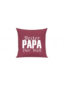 Sofa Kissen, Bester Papa Der Welt, Farbe pink