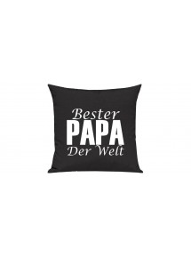 Sofa Kissen, Bester Papa Der Welt, Farbe schwarz