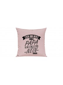 Sofa Kissen, Ich Bin der Coole Papa, Farbe rosa