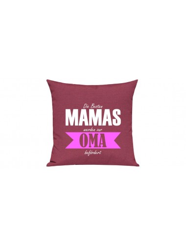 Sofa Kissen, Die Besten Mamas werden zur Oma, Farbe pink