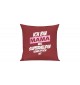 Sofa Kissen, Ich bin Mama weil Superheldin keine Option ist, Farbe rot