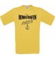 Männer-Shirt Heimathafen Rügen  kult, gelb, Größe L