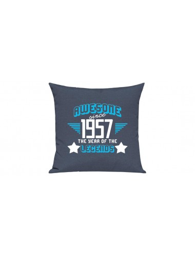 Sofa Kissen, Awesome since 1957 the Year of the Legends, Farbe blau
