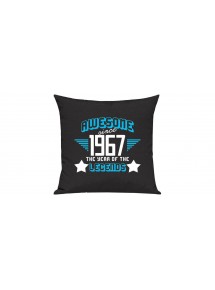 Sofa Kissen, Awesome since 1967 the Year of the Legends, Farbe schwarz