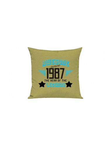 Sofa Kissen, Awesome since 1987 the Year of the Legends, Farbe hellgruen