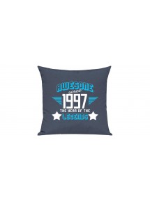 Sofa Kissen, Awesome since 1997 the Year of the Legends, Farbe blau