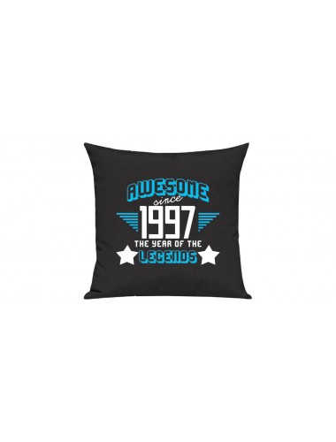 Sofa Kissen, Awesome since 1997 the Year of the Legends, Farbe schwarz