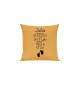Sofa Kissen, ein tolles Geschenk zur Geburt mit deinem persönlichen Initialien Fußabruck, Farbe gelb
