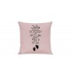 Sofa Kissen, ein tolles Geschenk zur Geburt mit deinem persönlichen Initialien Fußabruck, Farbe rosa