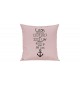 Sofa Kissen, ein tolles Geschenk zur Geburt mit deinem persönlichen Initialien Anker, Farbe rosa