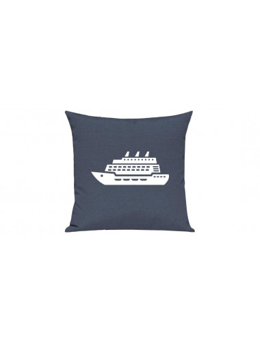 Sofa Kissen, Kreuzfahrtschiff, Passagierschiff, Farbe blau