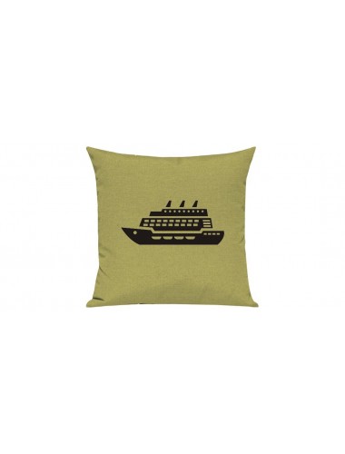 Sofa Kissen, Kreuzfahrtschiff, Passagierschiff, Farbe hellgruen