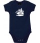 Cooler Baby Body Seegelyacht, Boot, Skipper, Kapitän, kult, Größe3-24 Monate