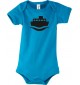 Cooler Baby Body Frachter, Übersee, Skipper, Kapitän, kult, Farbe hellblau, Größe 12-18 Monate