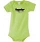 Cooler Baby Body Angelkahn, Boot, Kapitän, kult, Farbe gruen, Größe 12-18 Monate