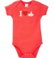 Cooler Baby Body I Love U-Boot, Tauchboot, Kapitän, kult, Größe3-24 Monate