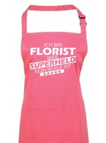 Kochschürze, Ich bin Florist, weil Superheld kein Beruf ist