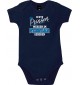 Baby Body Echte Prinzen werden im FEBRUAR geboren, blau, 12-18 Monate