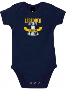 Baby Body Legenden werden im FEBRUAR geboren, blau, 12-18 Monate