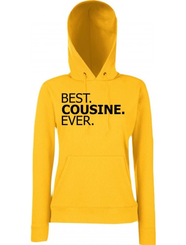 Lady Hooded , BEST COUSINE EVER, Sunflower, L