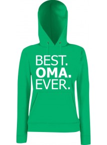 Lady Hooded , BEST OMA EVER, KellyGreen, L