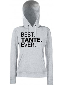 Lady Hooded , BEST TANTE EVER, HeatherGrey, L