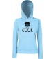 Lady Hooded Cook wanna SkyBlue, L