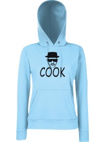 Lady Hooded Cook wanna SkyBlue, L