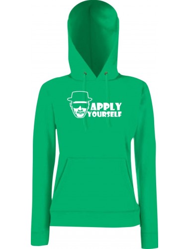 Lady Hooded Apply yourself KellyGreen, L