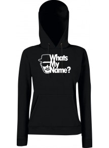 Lady Hooded Whats My Name White schwarz, L