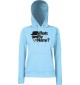 Lady Hooded Whats My Name White SkyBlue, L
