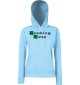 Lady Hooded Cooking Time Cook SkyBlue, L