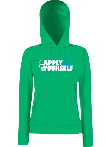 Lady Hooded Apply Yourself Reagenz White KellyGreen, L
