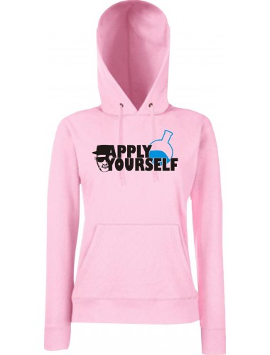 Lady Hooded Apply Yourself Reagenz White LightPink, L