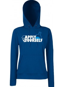Lady Hooded Apply Yourself Reagenz White blau, L