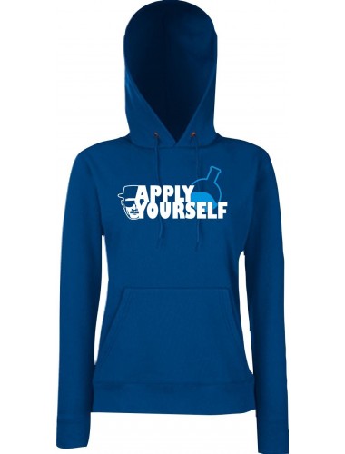 Lady Hooded Apply Yourself Reagenz White blau, L