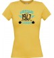 Lady T-Shirt Awesome since 1947 the Year of the Legends, gelb, L