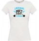 Lady T-Shirt Awesome since 1957 the Year of the Legends, weiss, L