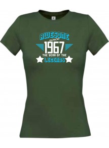Lady T-Shirt Awesome since 1967 the Year of the Legends