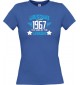 Lady T-Shirt Awesome since 1967 the Year of the Legends, royal, L