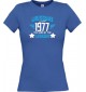 Lady T-Shirt Awesome since 1977 the Year of the Legends, royal, L