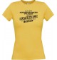 Lady T-Shirt Ich bin Kinderkrankenpfleger, weil Superheld kein Beruf ist gelb, L