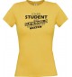 Lady T-Shirt Ich bin Student, weil Superheld kein Beruf ist,
